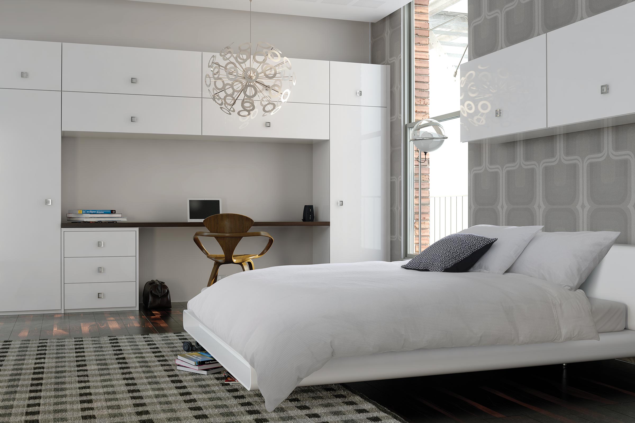 zurfiz ultragloss white bedroom